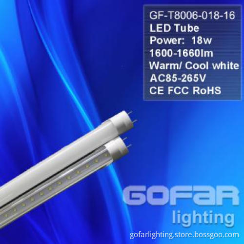 18W New LED Tubes with SMD2835 T8 Ultra Brightness